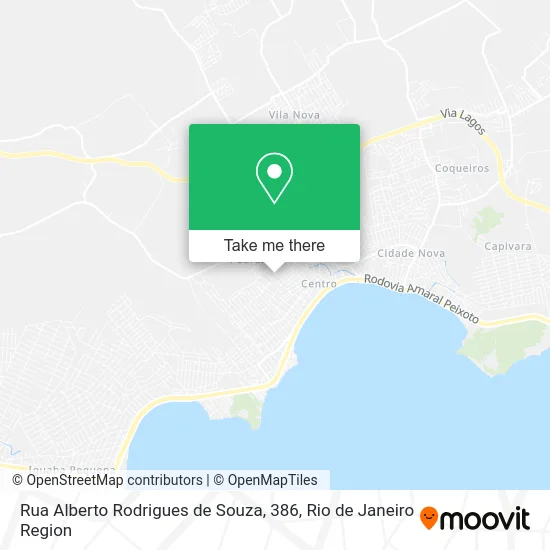 Rua Alberto Rodrigues de Souza, 386 map
