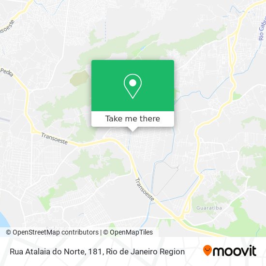 Rua Atalaia do Norte, 181 map