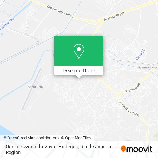 Oasis Pizzaria do Vavá - Bodegão map