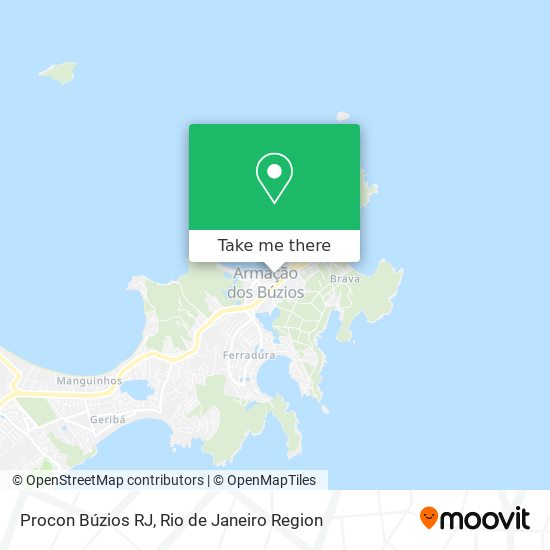 Mapa Procon Búzios RJ