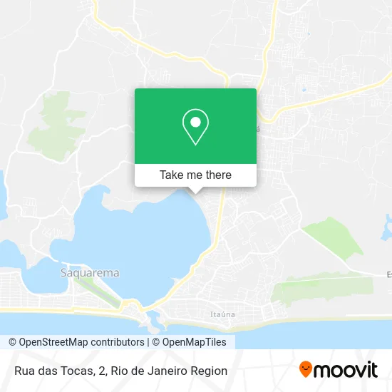 Rua das Tocas, 2 map