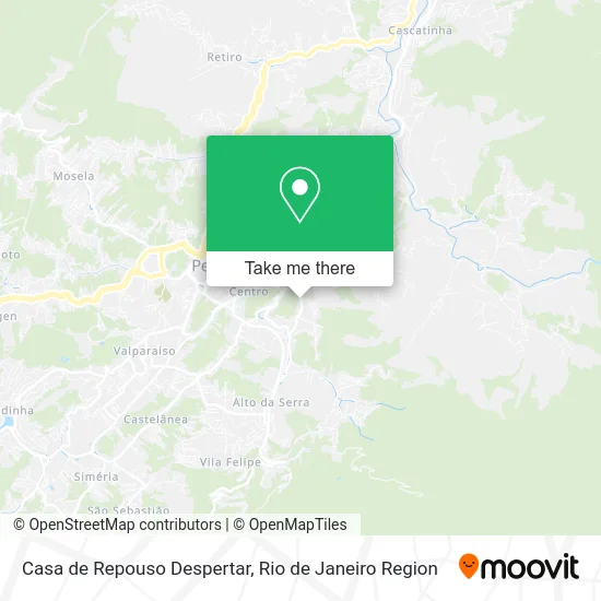 Casa de Repouso Despertar map