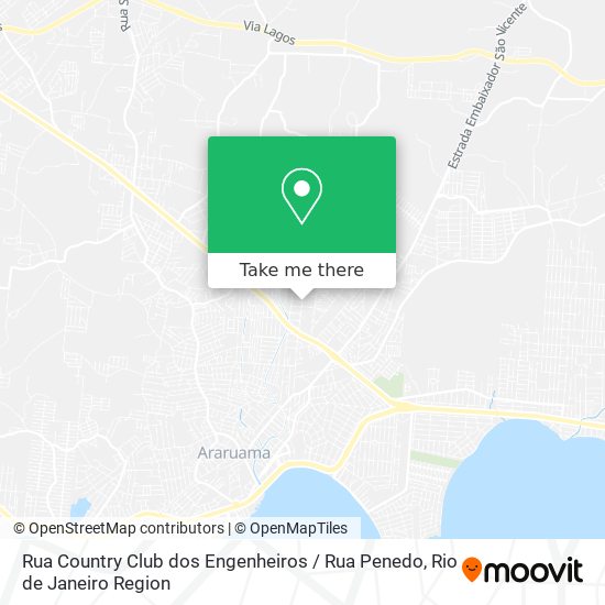 Rua Country Club dos Engenheiros / Rua Penedo map