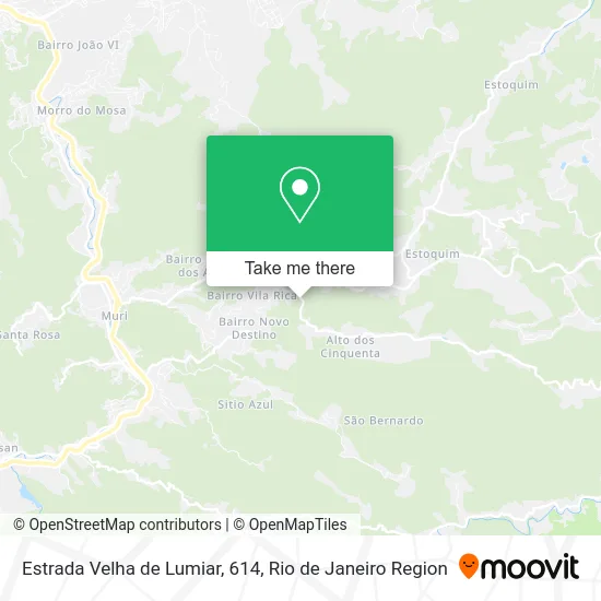 Estrada Velha de Lumiar, 614 map