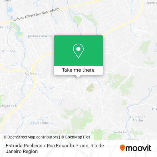 Estrada Pacheco / Rua Eduardo Prado map