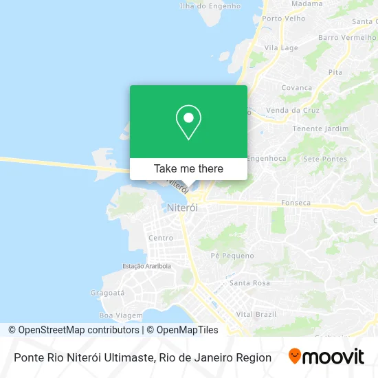Ponte Rio Niterói Ultimaste map
