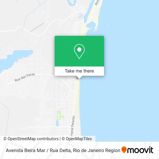 Avenida Beira Mar / Rua Delta map