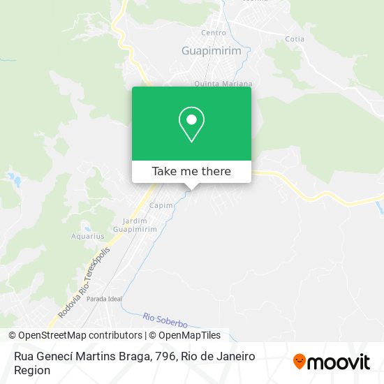 Rua Genecí Martins Braga, 796 map