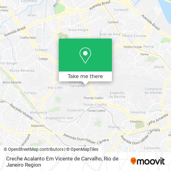 Mapa Creche Acalanto Em Vicente de Carvalho