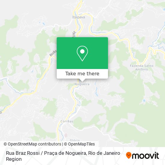 Rua Braz Rossi / Praça de Nogueira map