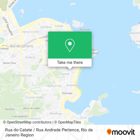 Rua do Catete / Rua Andrade Pertence map