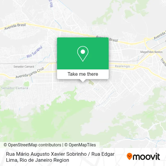 Rua Mário Augusto Xavier Sobrinho / Rua Edgar Lima map