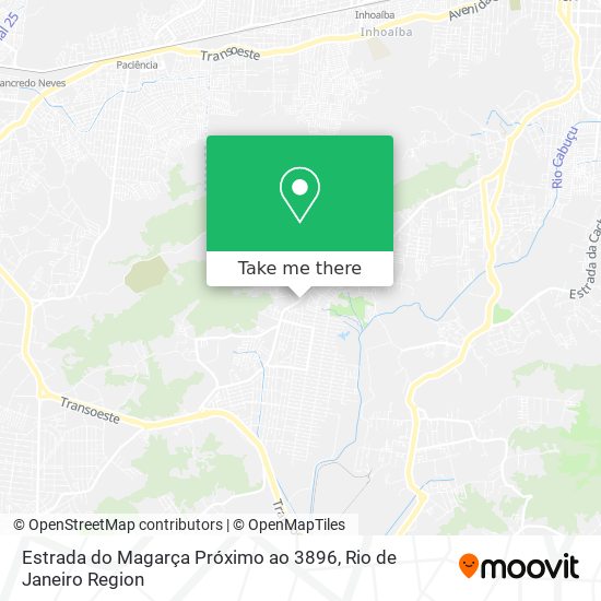 Estrada do Magarça Próximo ao 3896 map