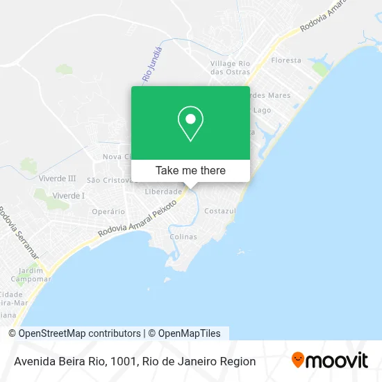 Avenida Beira Rio, 1001 map