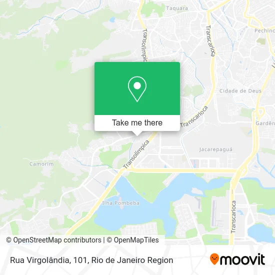 Rua Virgolândia, 101 map