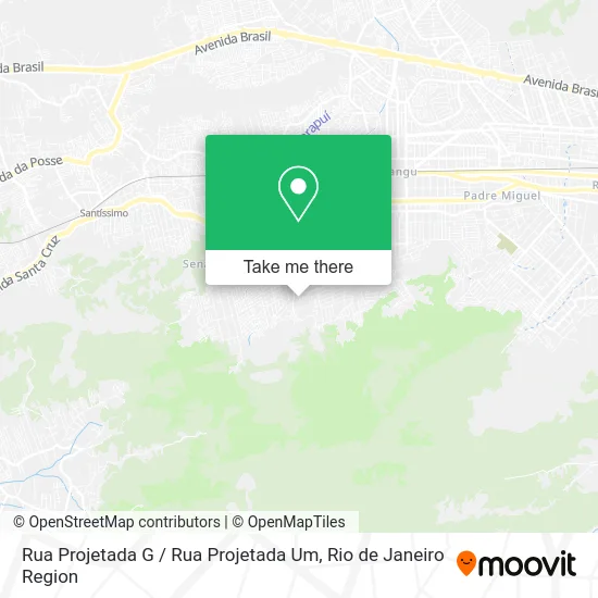 Rua Projetada G / Rua Projetada Um map