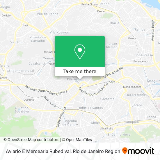 Aviario E Mercearia Rubedival map