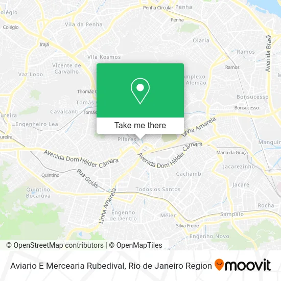 Aviario E Mercearia Rubedival map