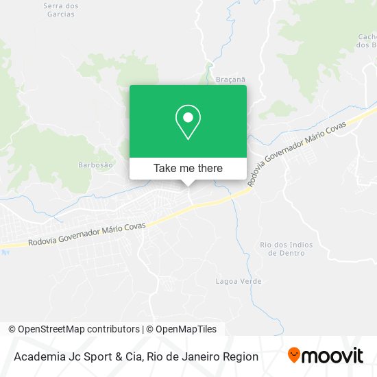 Academia Jc Sport & Cia map