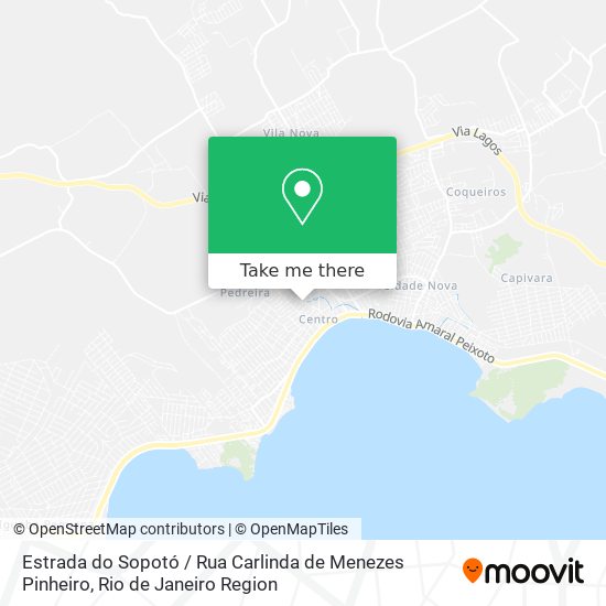 Estrada do Sopotó / Rua Carlinda de Menezes Pinheiro map