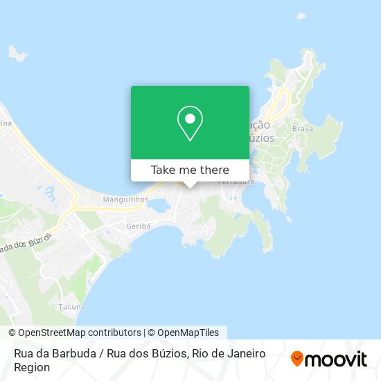 Mapa Rua da Barbuda / Rua dos Búzios