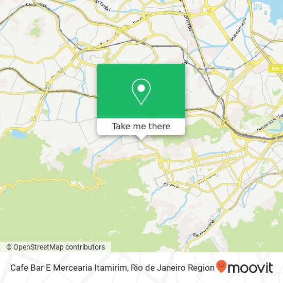 Mapa Cafe Bar E Mercearia Itamirim