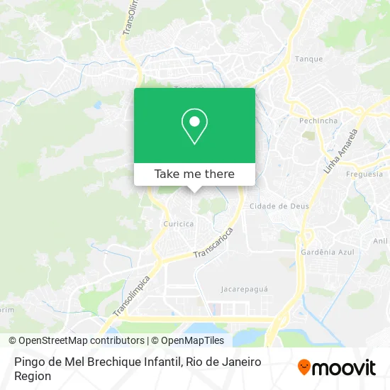 Pingo de Mel Brechique Infantil map