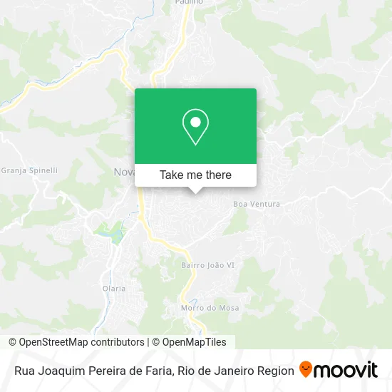 Rua Joaquim Pereira de Faria map