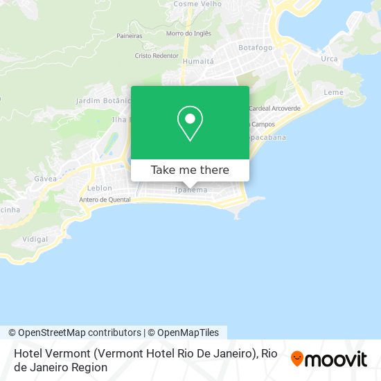 Hotel Vermont (Vermont Hotel Rio De Janeiro) map