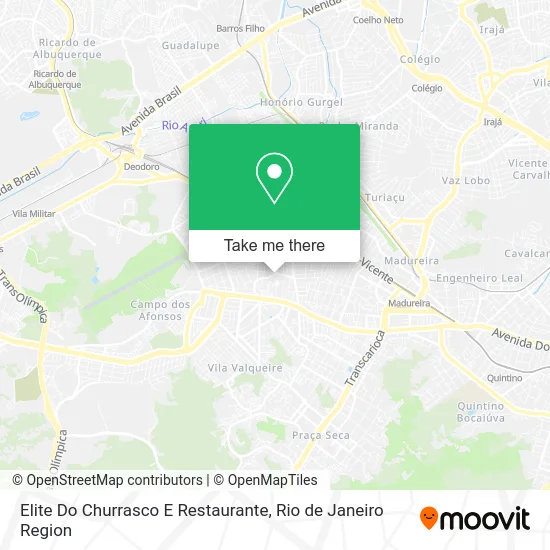 Elite Do Churrasco E Restaurante map