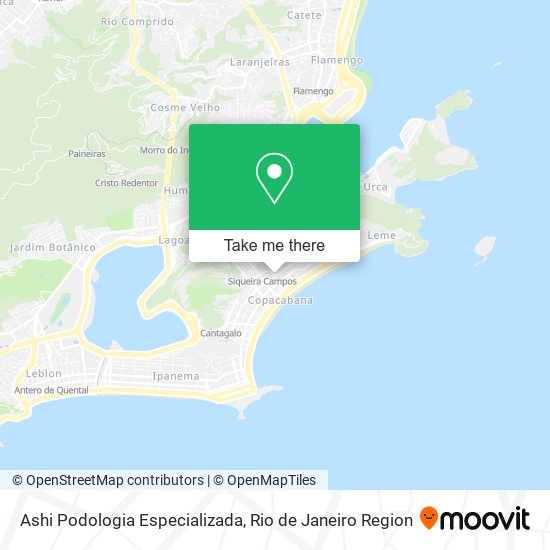 Ashi Podologia Especializada map