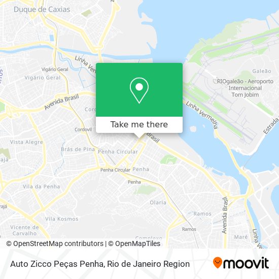 Auto Zicco Peças Penha map