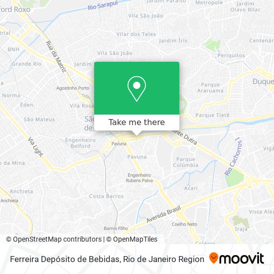 Ferreira Depósito de Bebidas map