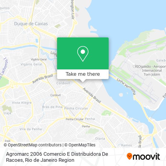Agromarc 2006 Comercio E Distribuidora De Racoes map