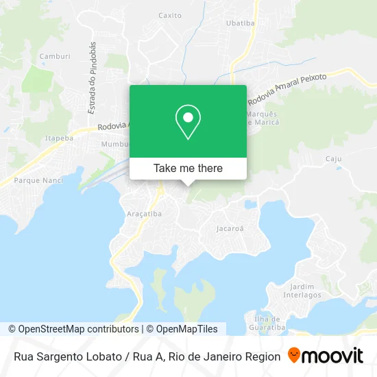 Rua Sargento Lobato / Rua A map