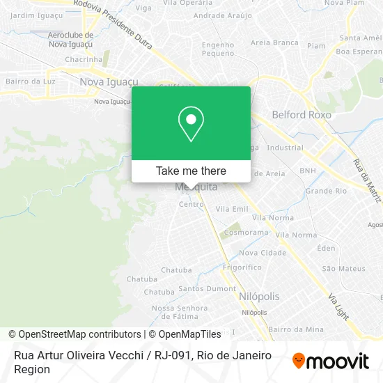 Rua Artur Oliveira Vecchi / RJ-091 map