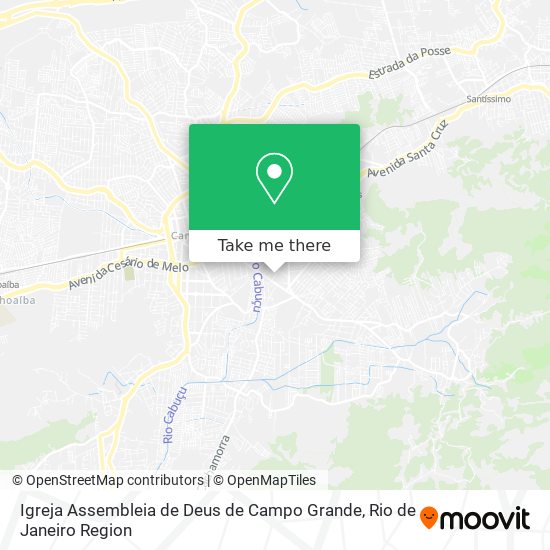 Igreja Assembleia de Deus de Campo Grande map