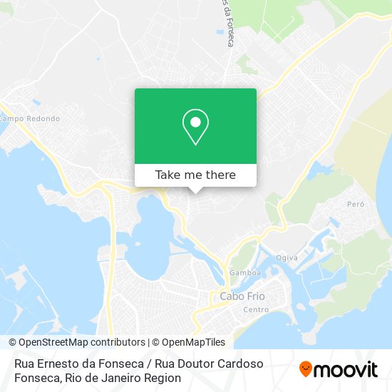 Mapa Rua Ernesto da Fonseca / Rua Doutor Cardoso Fonseca