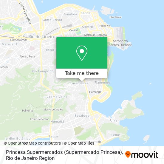 Mapa Princesa Supermercados (Supermercado Princesa)