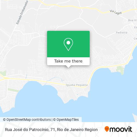 Mapa Rua José do Patrocínio, 71