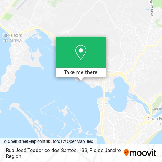 Mapa Rua José Teodorico dos Santos, 133