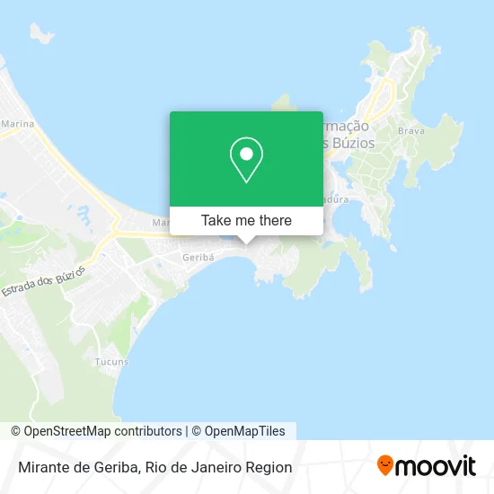 Mirante de Geriba map