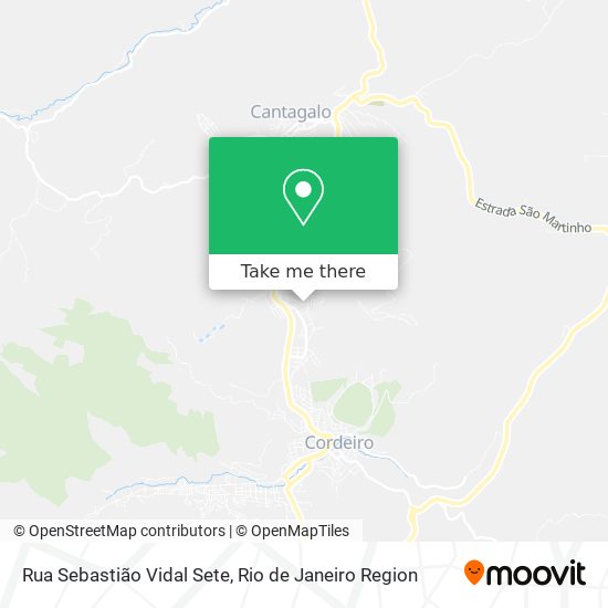 Rua Sebastião Vidal Sete map