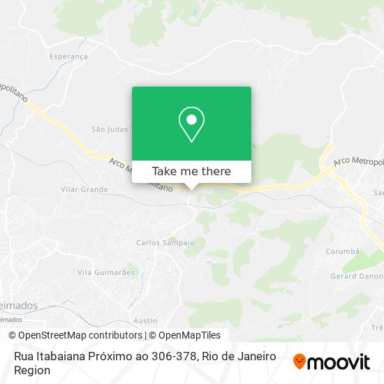 Rua Itabaiana Próximo ao 306-378 map