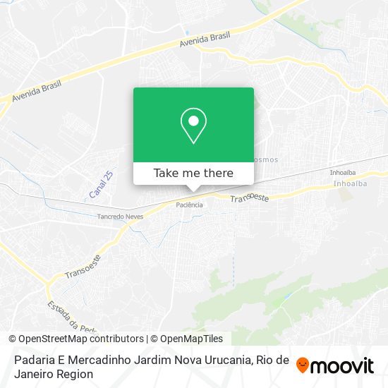 Padaria E Mercadinho Jardim Nova Urucania map