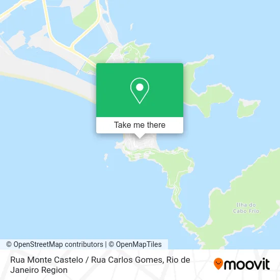 Rua Monte Castelo / Rua Carlos Gomes map