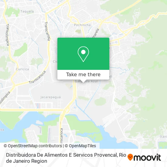 Distribuidora De Alimentos E Servicos Provencal map