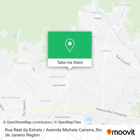 Rua Real da Estrela / Avenida Michele Carreira map