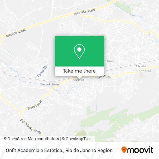 Onfit Academia e Estética. map