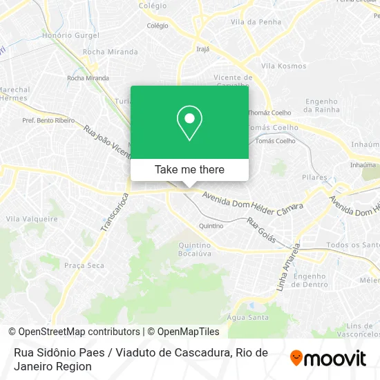Rua Sidônio Paes / Viaduto de Cascadura map